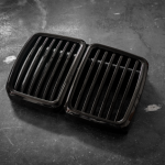 E30 Gloss Black Kidney Grill - Aftermarket Replacement (51131945877)