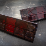 BMW E30 Early Model Startec Style Tail Lights - Smoked Pink