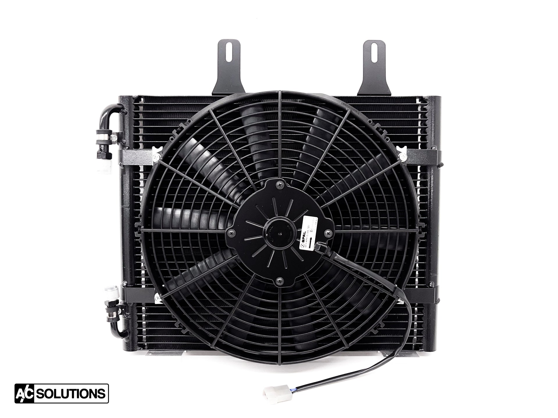 A/C Solutions x CSF E30 Parallel Flow Condenser + 13" SPAL Fan Combo A/C Solutions x CSF E30 Parallel Flow Condenser + 13" SPAL Fan Combo - Image 1