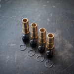 BMW Brass Brake Caliper Guide Bushing Kit with Dust Caps - E30, E36, E46, E92 (ATE Calipers)
