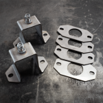 BMW E30 Euro Front Bumper Brackets - 318, 320, 325 - 51111888122
