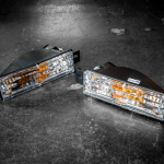 BMW E30 Late Model DEPO "Crystal" Clear Turn Signal Lamp Set - 63131380965, 63131380966