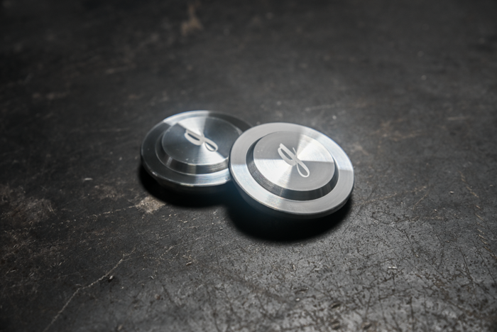 E30 Billet Aluminum Front Wheel Bearing Dust Caps (4-Lug) - 31211130125 / 31211125833 E30 Billet Aluminum Front Wheel Bearing Dust Caps (4-Lug) - 31211130125 / 31211125833 - Image 1
