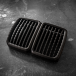 E30 Matte Black Kidney Grill - Aftermarket Replacement (51131945877)